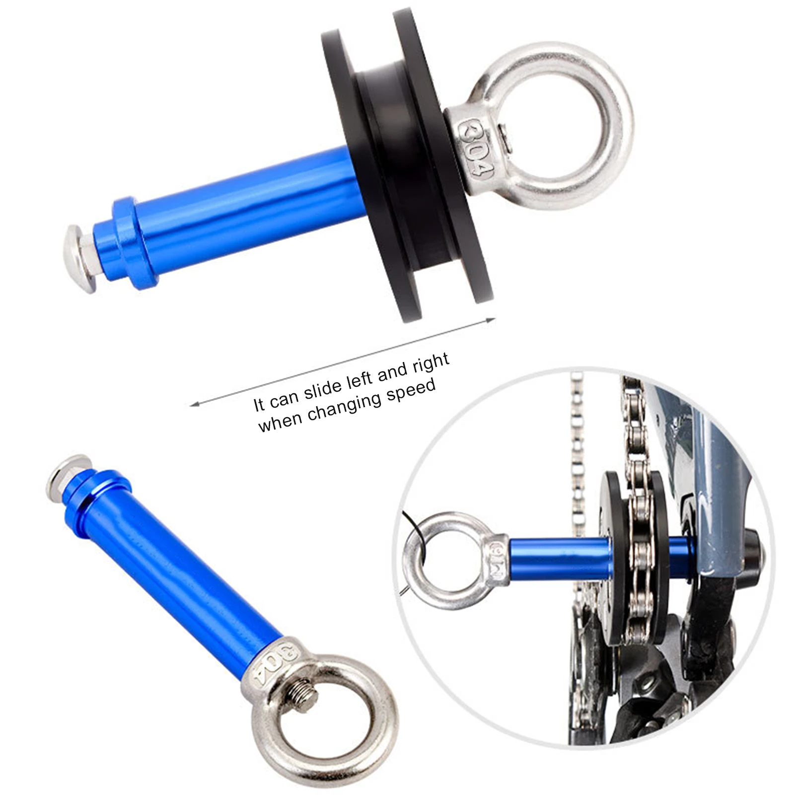 Mountain Cycling Chain Keeper Roller for Chain Maintenance and Accessories