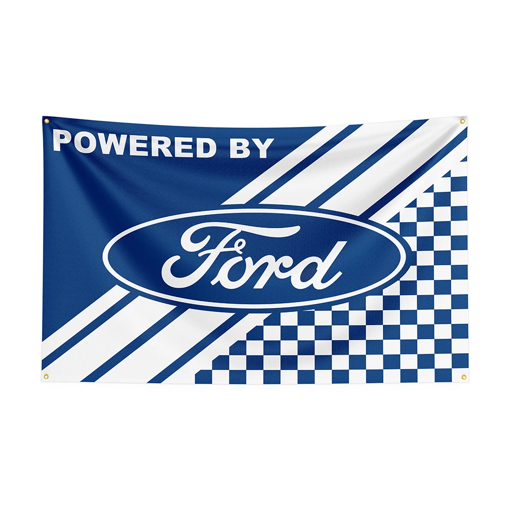 

3x5Ft Fords Flag Polyester Printed Racing Car Banner For Decor