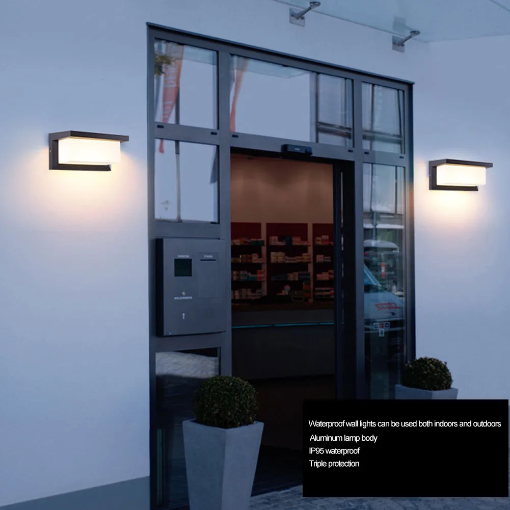 Modern Outdoor Lights LED Indoor Wall Lights 14W Wall Light Fixture for Living Room Bedroom Hallway Corridor Porch