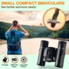 10X22 HD Binoculars Mini Compact Wide Field High Optical Lens Telescope Outdoor Look Bird Hunting Tourist Camping Binoculars 3
