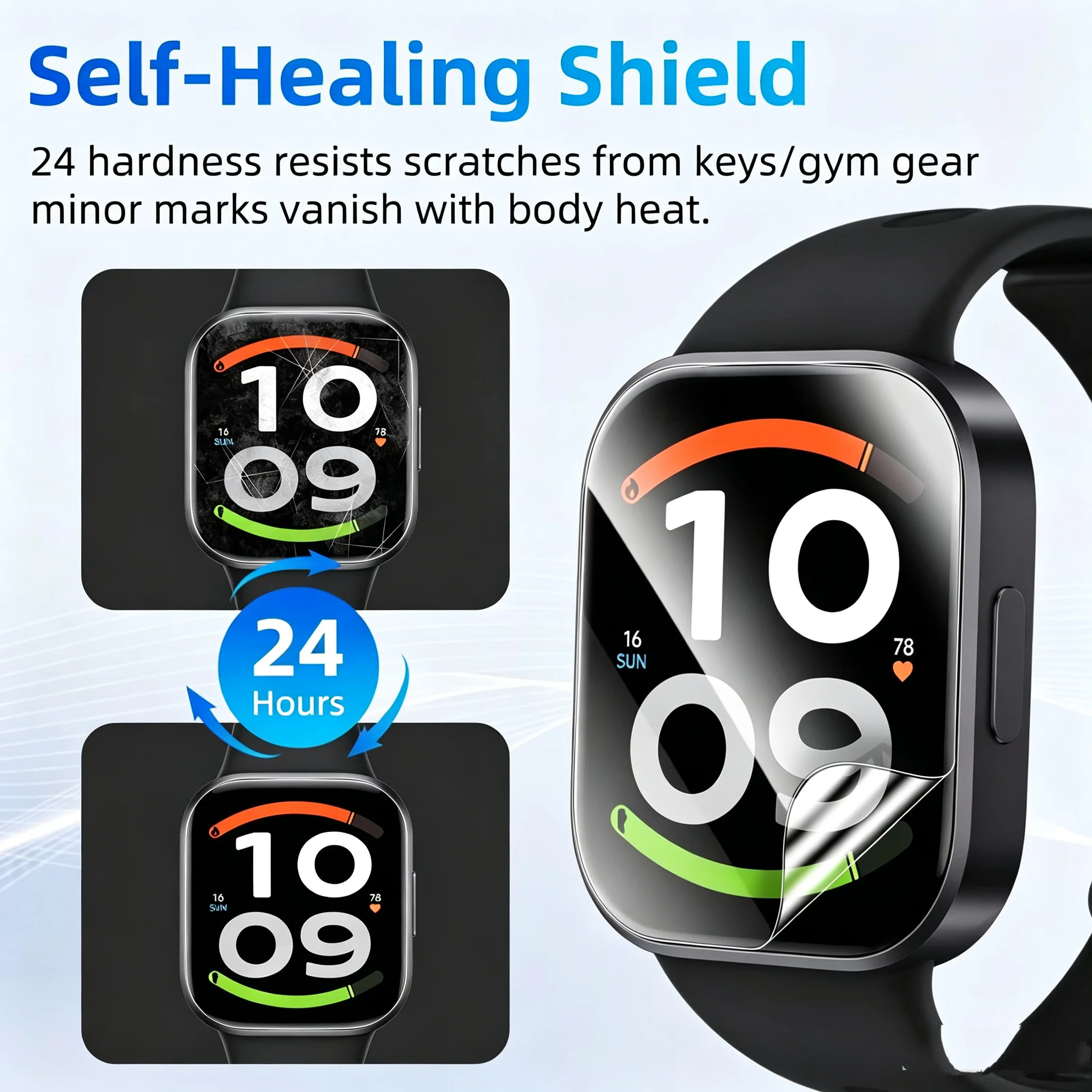 Premium Hydrogel Screen Protector - HD Full Coverage Soft Film
