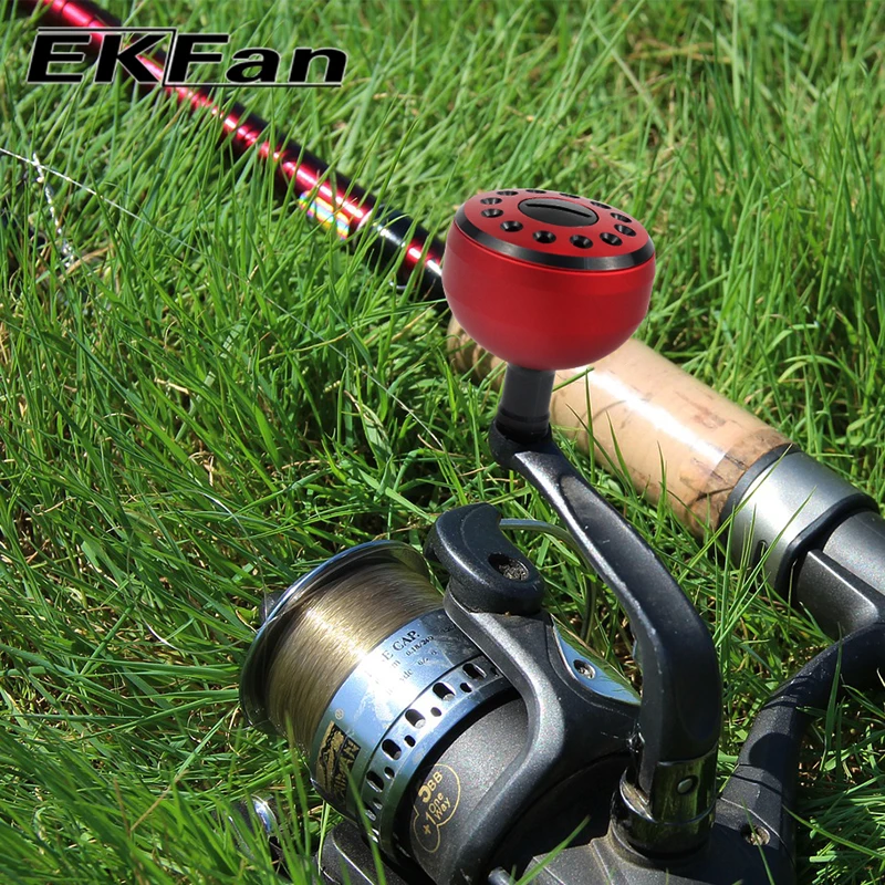 EKFan 32/35/38 MM Aluminium Legierung Angeln Griff Knopf Für D/S Baitcasting Angelrolle Rocker Angeln Zubehör – Detail 1