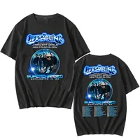 The Offspring: Supercharged Worldwide in 25 T-shirt New Album Tour Graphic Tshirts Summer Cotton Short Sleeve T Shirt for Mens 1