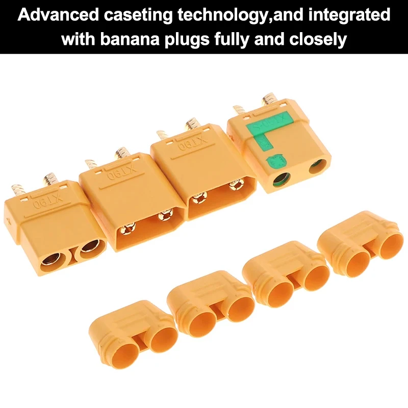 Connecteurs XT90 pour Batterie RC - Lot de 5/10 pièces