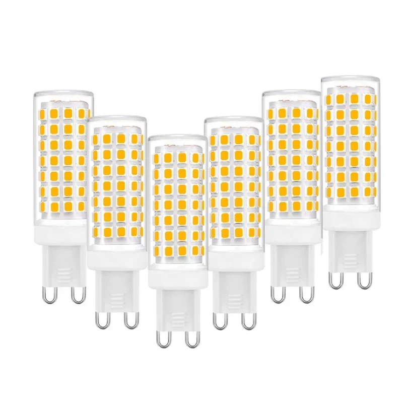 

6pcs/lot LED G9 Lamp Bulb AC220V 2835 SMD LED Light Bulb 3W 5W 7W 9W 12W 15W 20W Replace Halogen G9 For Chandelier Energy Saving