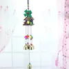 Colorful Wooden House Wind Chimes Decorations Outdoor Garden Windbells Japan Wind Bells Chime Aeolian Chimes 4