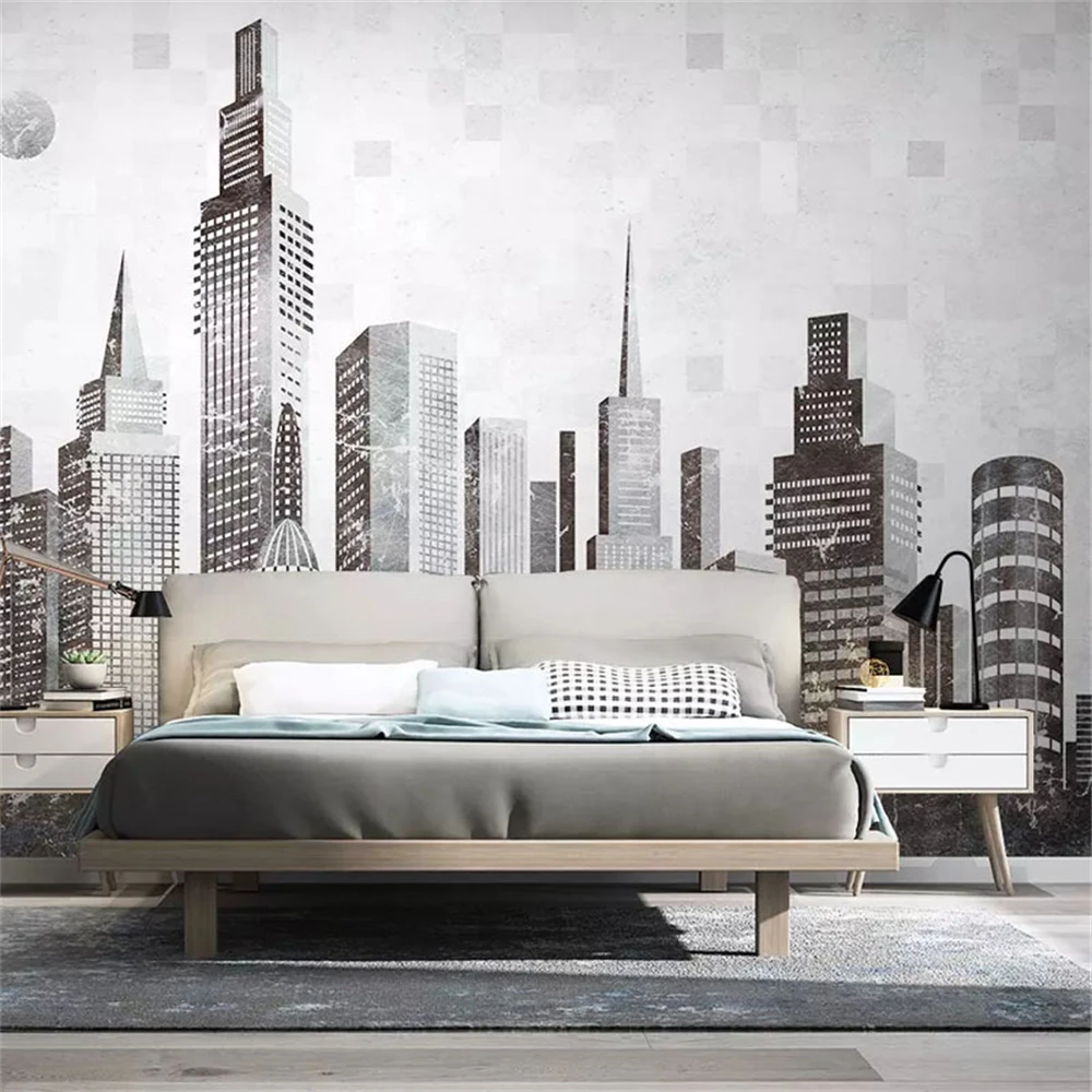 

Custom wallpaper 3d stereoscopic Venetian Night murals TV backdrop living room bedroom papel de parede 3D flooring Wall stickers