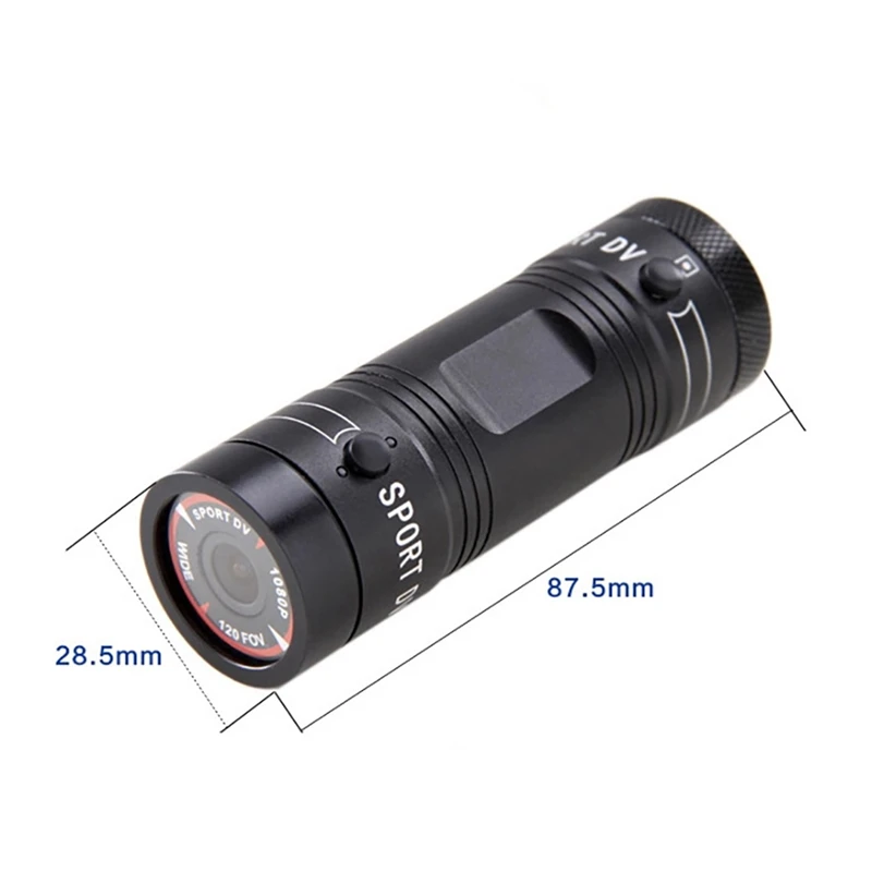 A15R -F9 Mini Sports Camera 1080P Outdoor Riding Motorcycle Helmet Sports DV Camera Video Waterproof Bicycle Camera 6