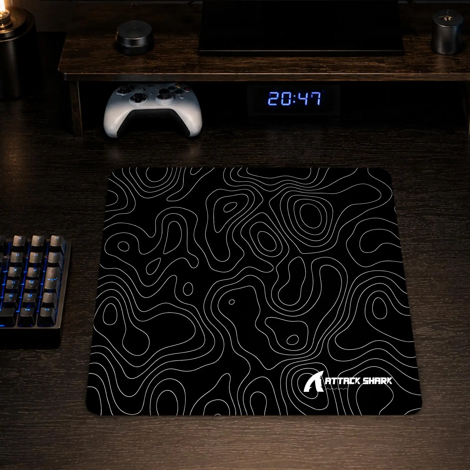 Cartoon Shark Mouse Pad - Small Rubber Mouse Pad for Desktop and Office Use