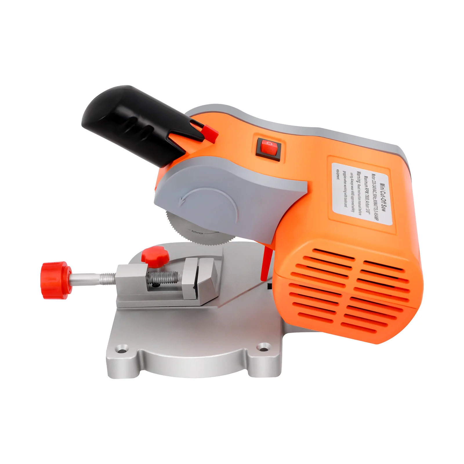 90W Mini Cut Off Saw 220V/110V Benchtop 45°Cutting Machine DIY Tools 7800RPM for Metal Wood Plastic