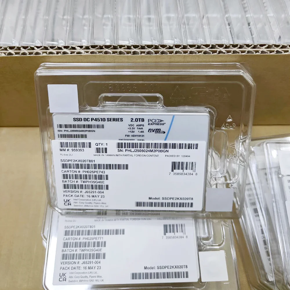 NVMe U.2 TLC SSD PCIe 3.0x4  SSD ָ Ʈ ̺, P4510 ø, 8TB, 4TB, 2TB, 1TB, 2.5 ġ, ǰ