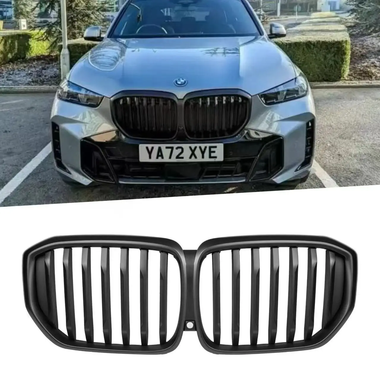 

For Replacing The Original Car Of The 2023-2024 X5g05lci Single Line Bright Black Mp Grille