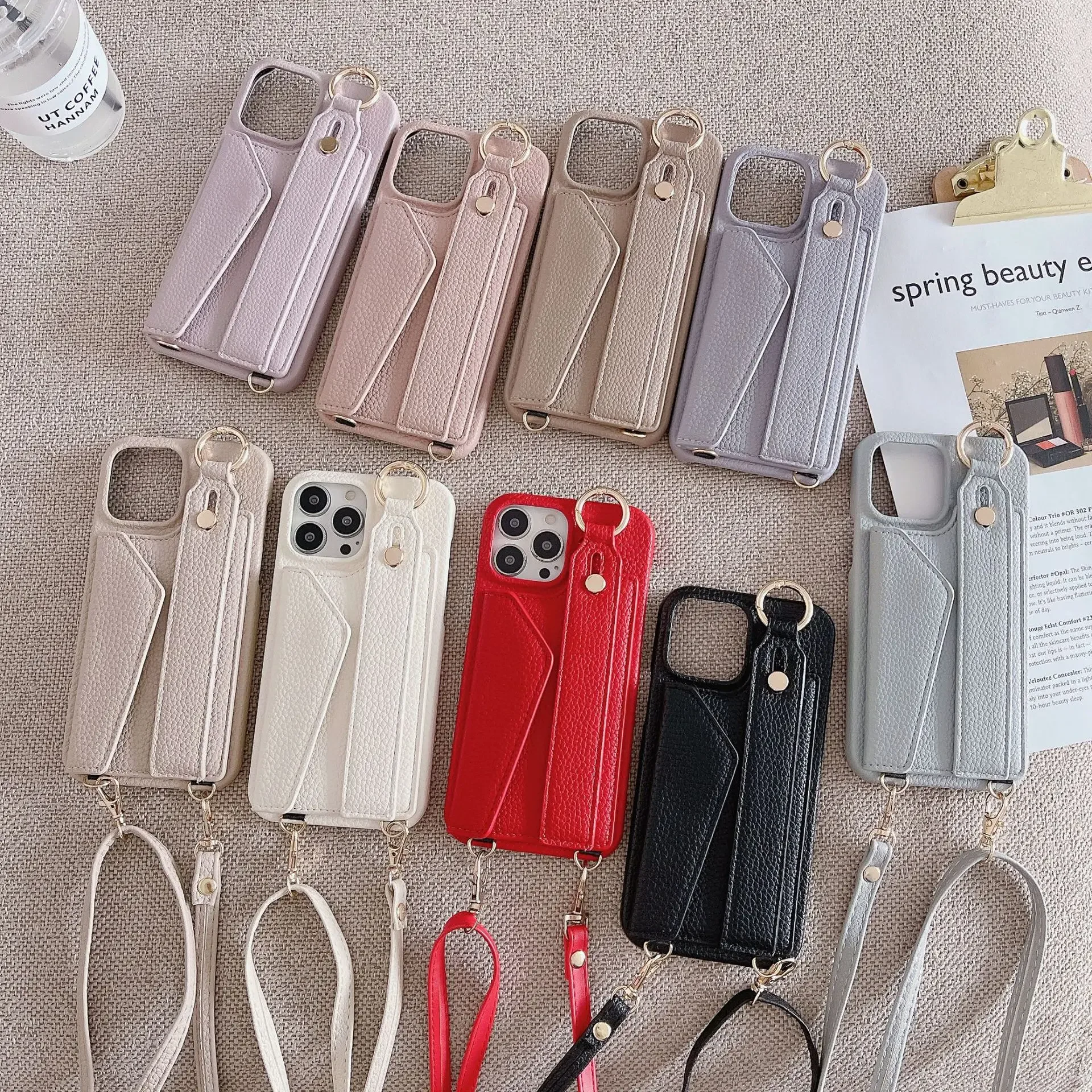 Compatible avec iPhone 16 Pro cas Fermeture magnétique