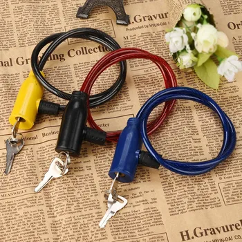 Cycling Anti-Theft Safety Bike Lock Cable Locks With 2 Keys Security Steel Wire Metal Lock For Bike Bicycle Electric Scooter 1