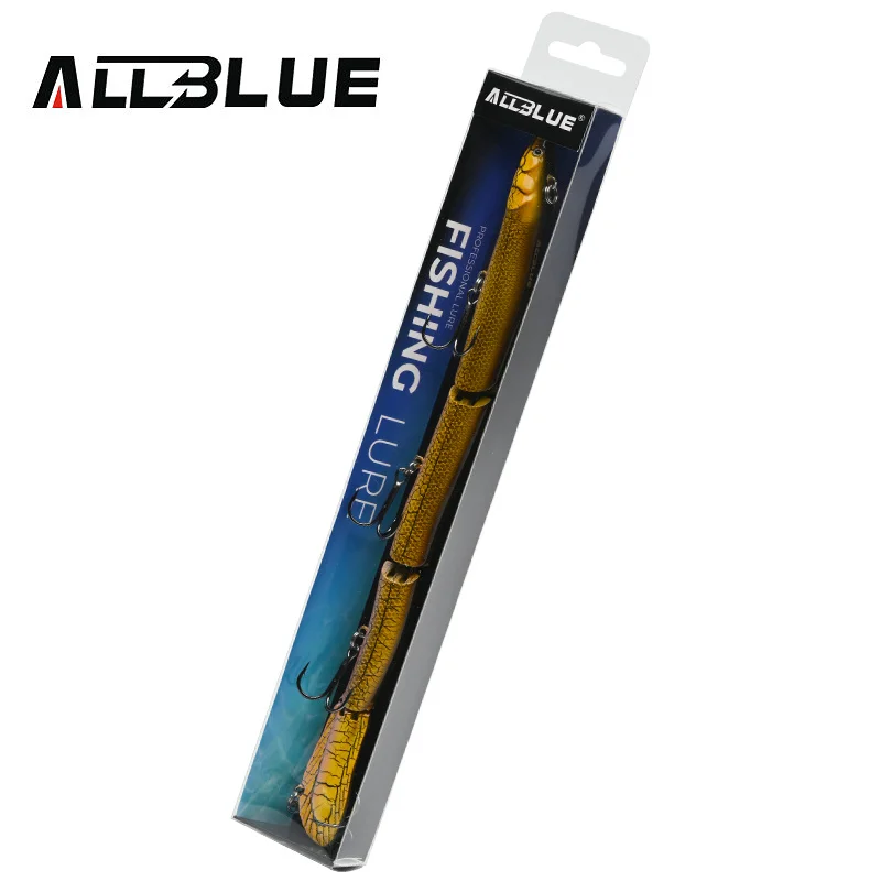 ALLBLUE Jointed Eel Swimbait 26g 235mm Slow Floating Minnow Fishing Lure Wobbler Jerkbait Artificial Hard Bait Pike Bass Perch 6