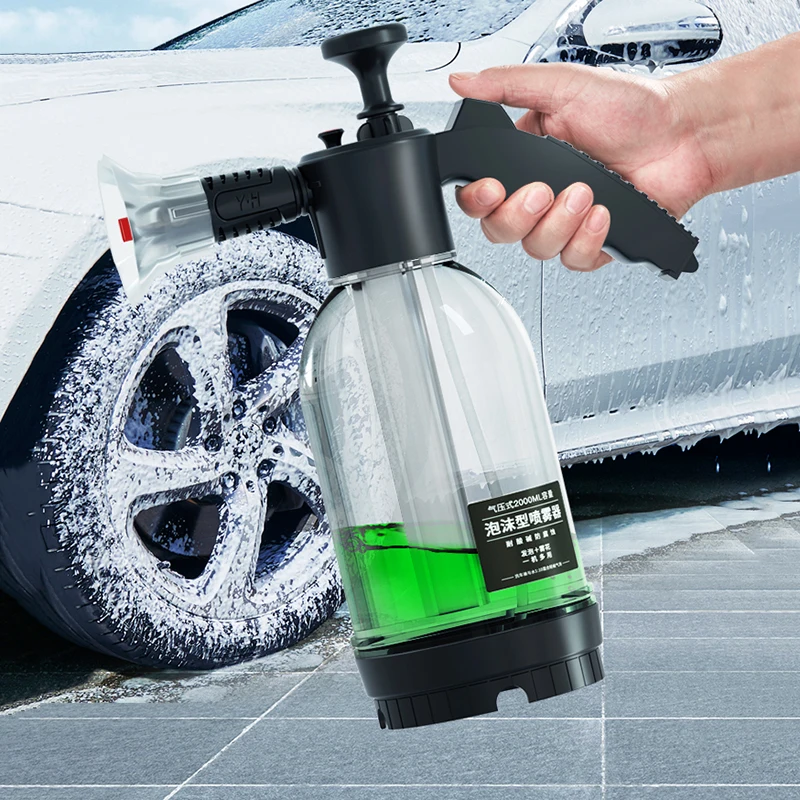 2LHandPumpFoamSprayerwith2TypesofNozzleHandPneumaticFoam