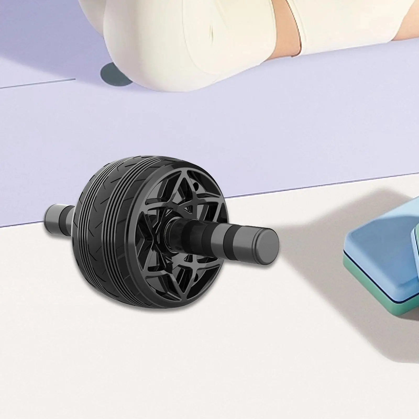 Abdominal Wheel Exercise Trainer with Knee Mat
