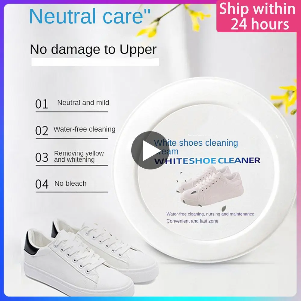 100g White Shoe Cleaning Cream Multi-functional Cleaning, Brightening,  Whitening And Yellowing Maintenance Of sports Shoes - AliExpress
