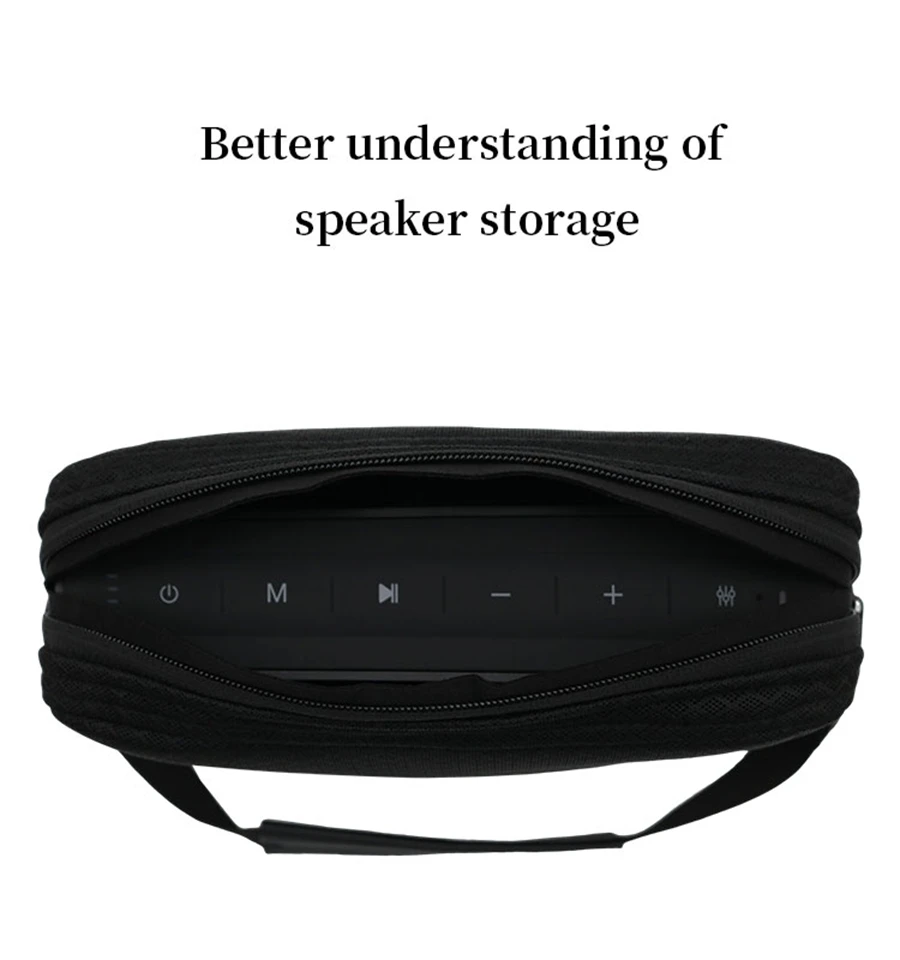 Portable Speaker Bag for BOGASING S9 Pro Speaker Sound Permeable Bags S9 Pro Outdoors Travel Carrying Transparent Case