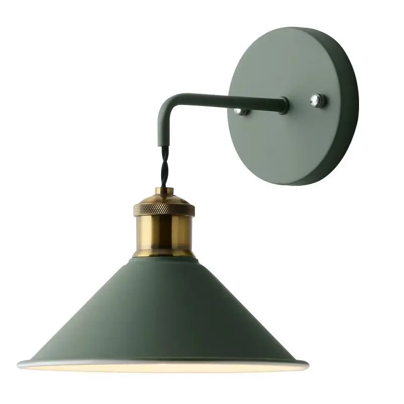 

Nordic creative bedroom wall lamp color Macaron lamp corridor staircase wall lamp simple bedside lamp