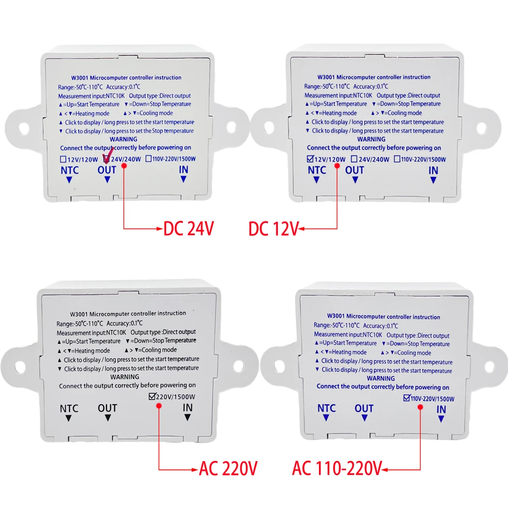 Digital Control Thermostat Switch & Thermoregulator