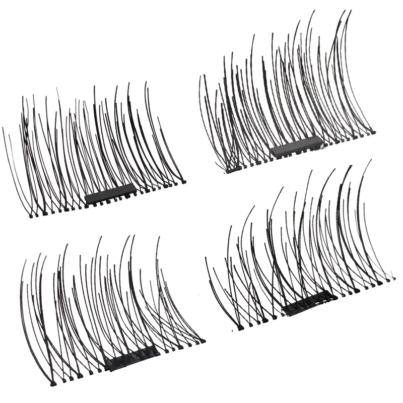 1 Pairs Reusable Magnetic Fake Eyelashes