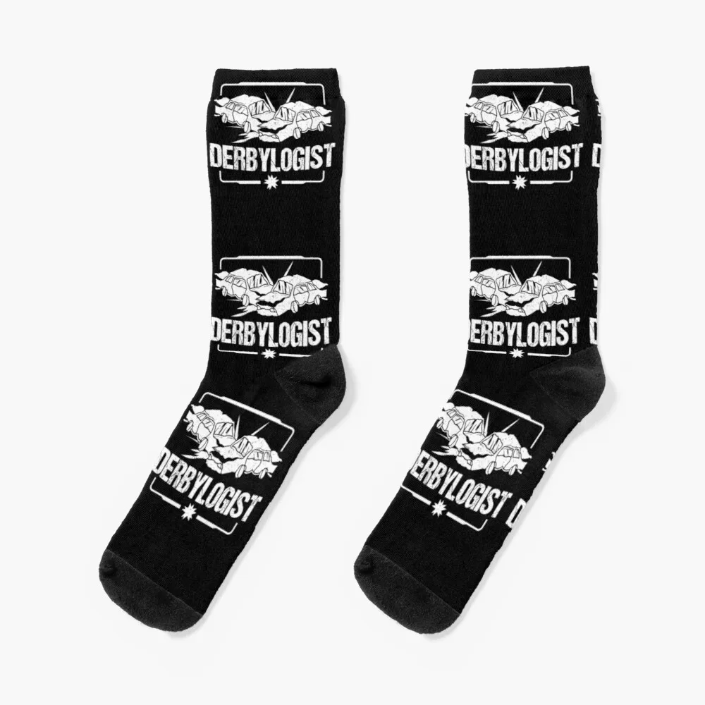 

Demolition Derby Car Smashing Derbylogist Socks Christmas Stocking Happy Socks Women