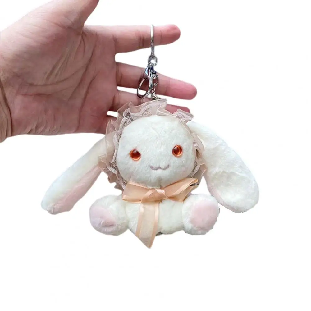

Милый брелок с подвеской в виде мультяшного кролика, кукла, пушистый брелок для ключей, подвеска для сумки с мультяшным котом, брелок с подвесками, украшения