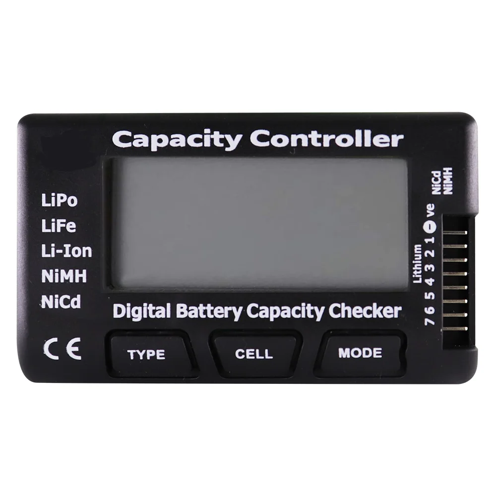 CellMeter-7 Digital Battery Capacity Detector LiPo LiFe Li-ion Nicd NiMH Battery Voltage Detector,Tester,RC Battery Meter 3
