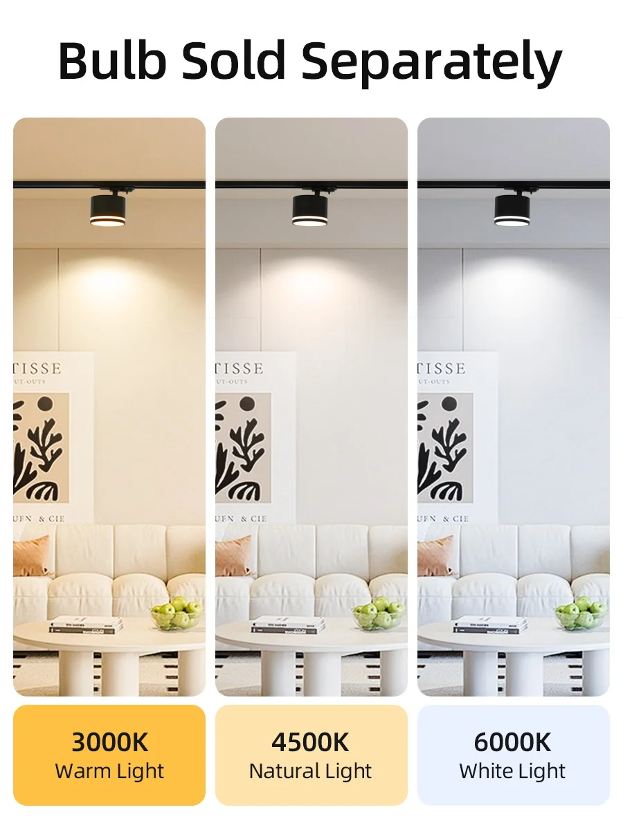 LED Track Light 3 Colors Rail Spot Light AC110-220V Scd515afd7fb04c0495452b3e163ed1f0O