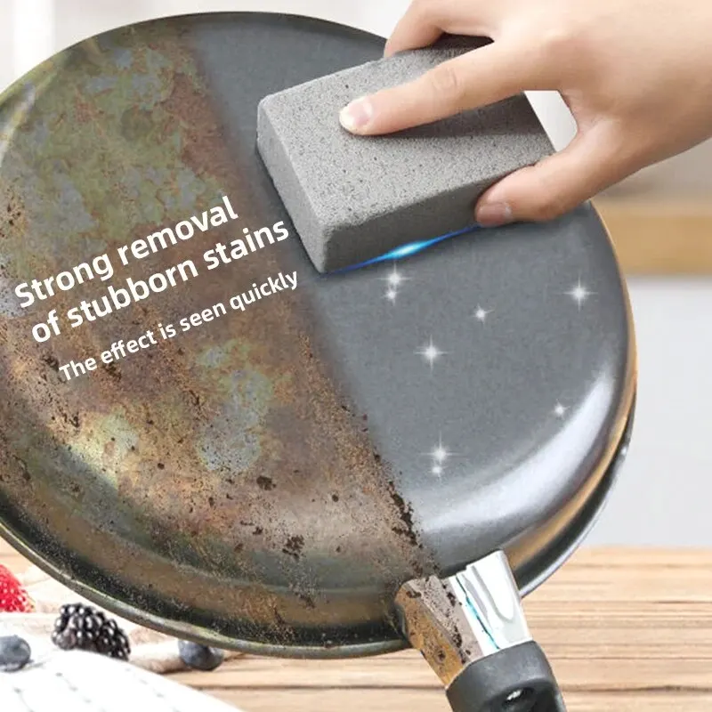 EW Household Outdoor Barbecue Cleaning Brick Barbecue Grill Pumice Cleaning Brick Baking Tray Tool High Temperature Resistant Pu