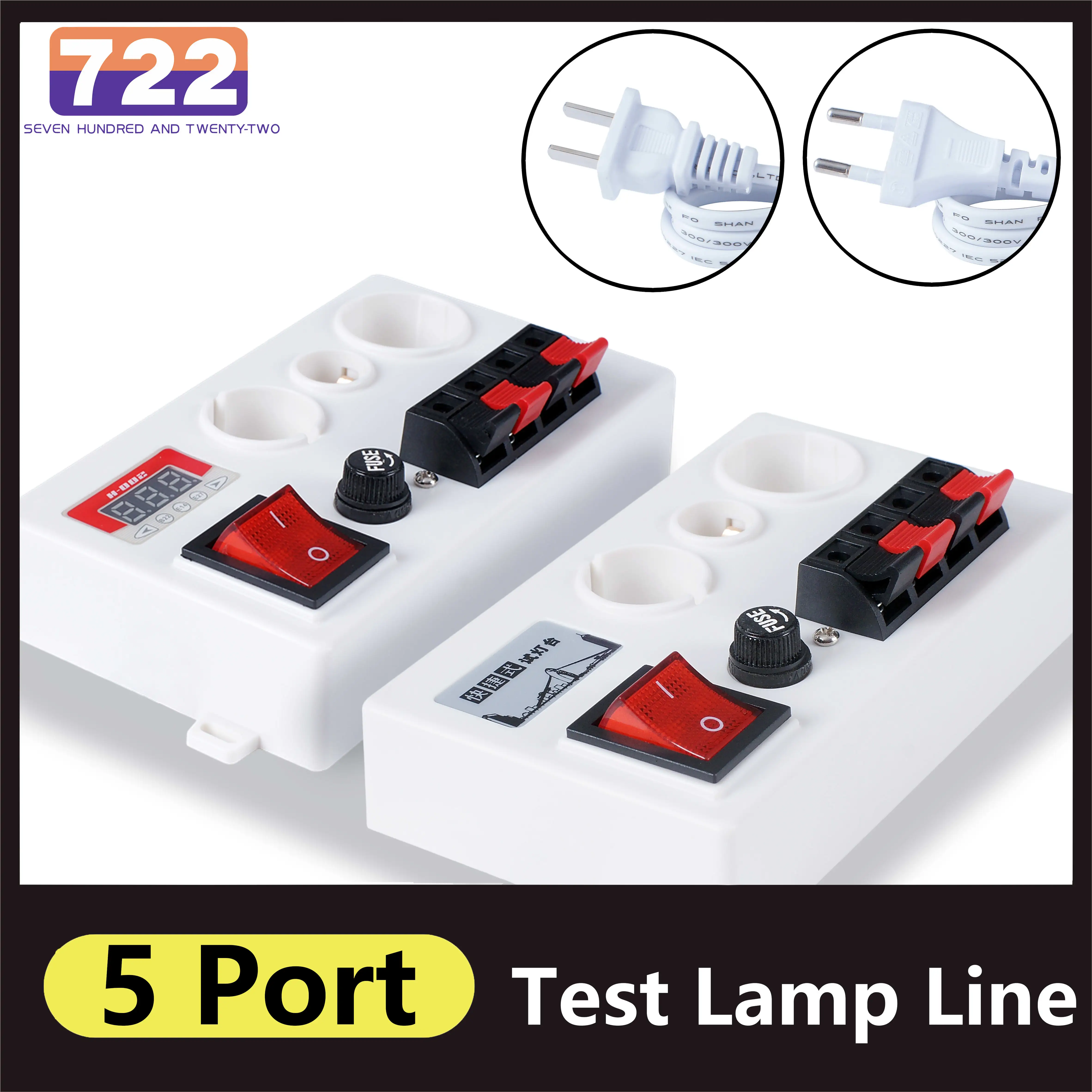 HD LED Quick Test Light Box Lamp Bulb Tools Tester Voltage Wattage with Display Led Lamp Tester Tool Voltage Power Tester non contact infrared forehead thermometer 0 5s quick test with alarm without battery