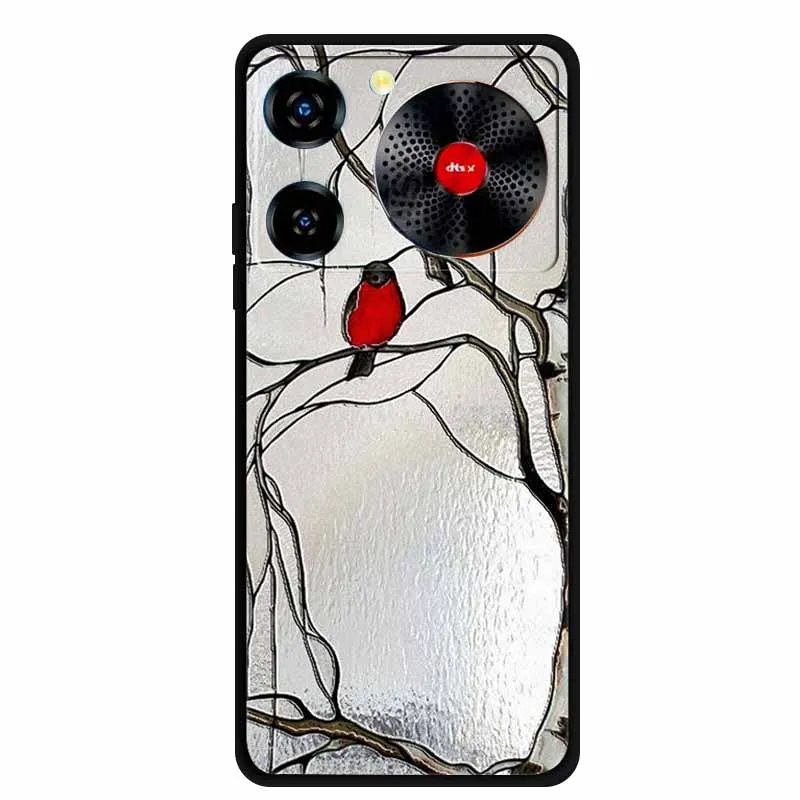 Floral 3D Embossed Shockproof Silicone Soft Phone Case – 6.6 Premium Back Cover