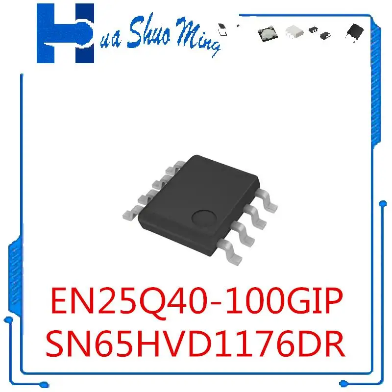 

10Pcs/Lot EN25Q40-100GIP VP1176 SN65HVD1176DR SOP-8