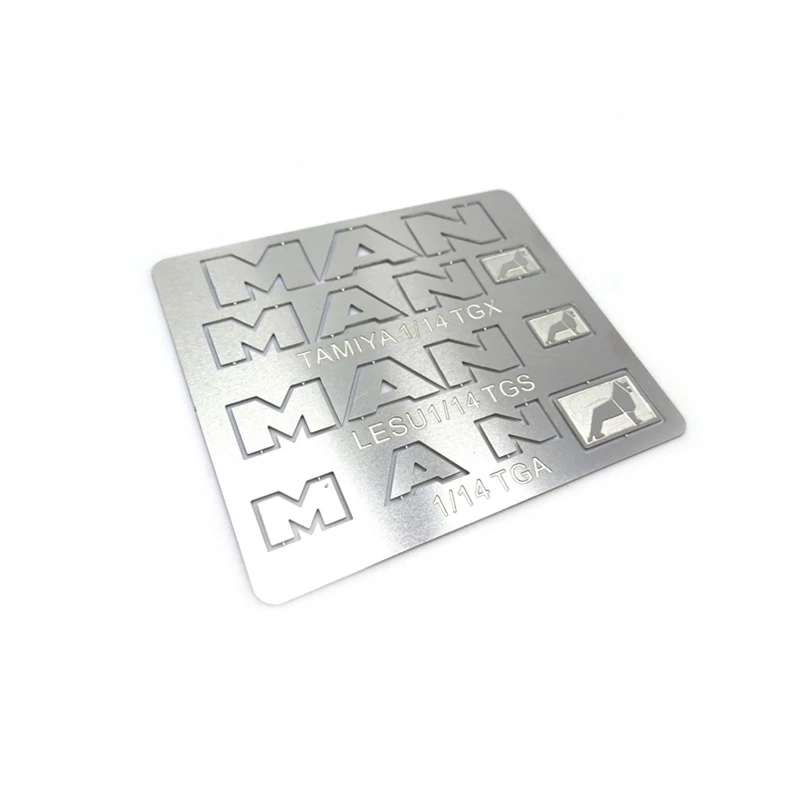 

Front Face Body Logo For 1/14 MAN Tractor MAN TGX Lesu Dump Truck MAN TGS