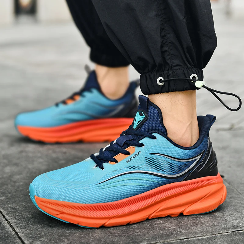Marathon Sneakers Carbon Plate Air Cushion Running Shoes Men Casual Sports Shoes Breathable Women's Comfortable Athletic Trainer 6