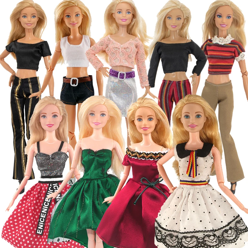 Fashion Dress Up Suit Per 1/6 Barbie Clothes For Doll Giocattoli Per Ragazze Lace Court Noble Bjd Abiti Play House Accessori Mobili