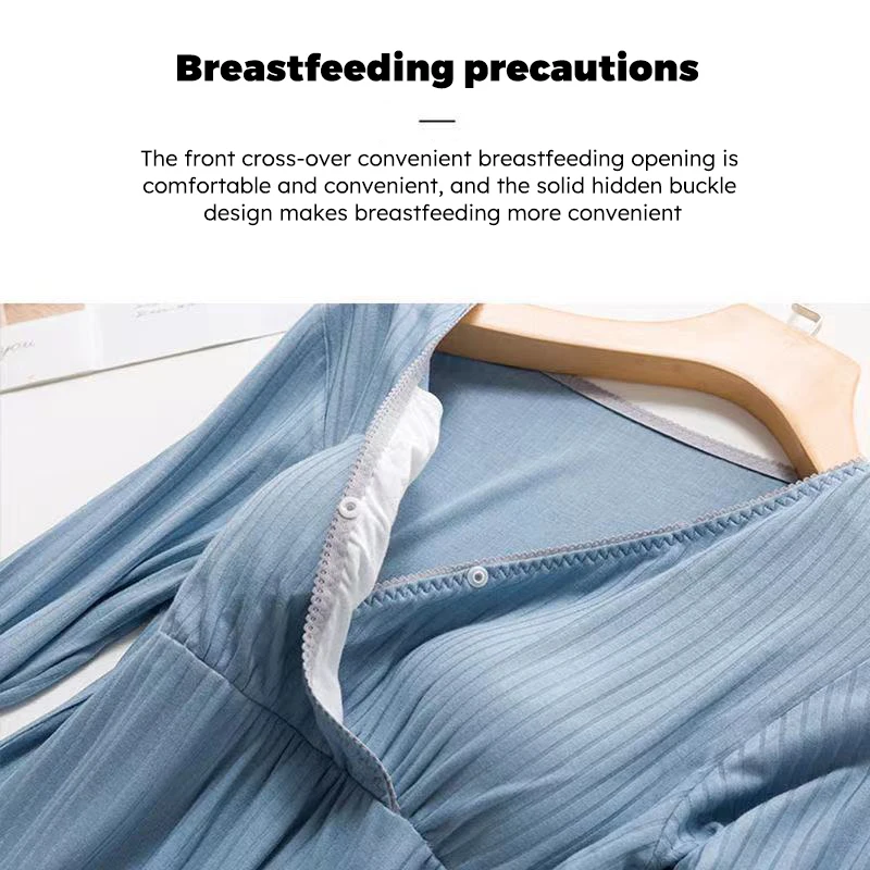 Maternity Nursing Sleepwear Breastfeeding Nightwear Pregnant Women Pregnancy Breast Feeding Pajamas Suits Maternity Clothes breastfeeding nightgown,maternity nightgown set