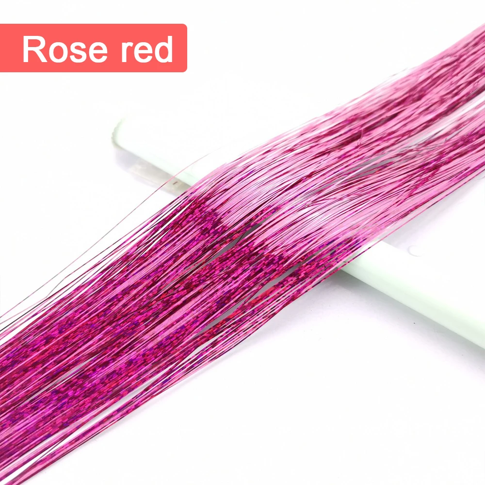 Sparkle Hair Tinsel: Heat-Resistant 36-Inch Multicolor Glitter Fairy Hair Accessories