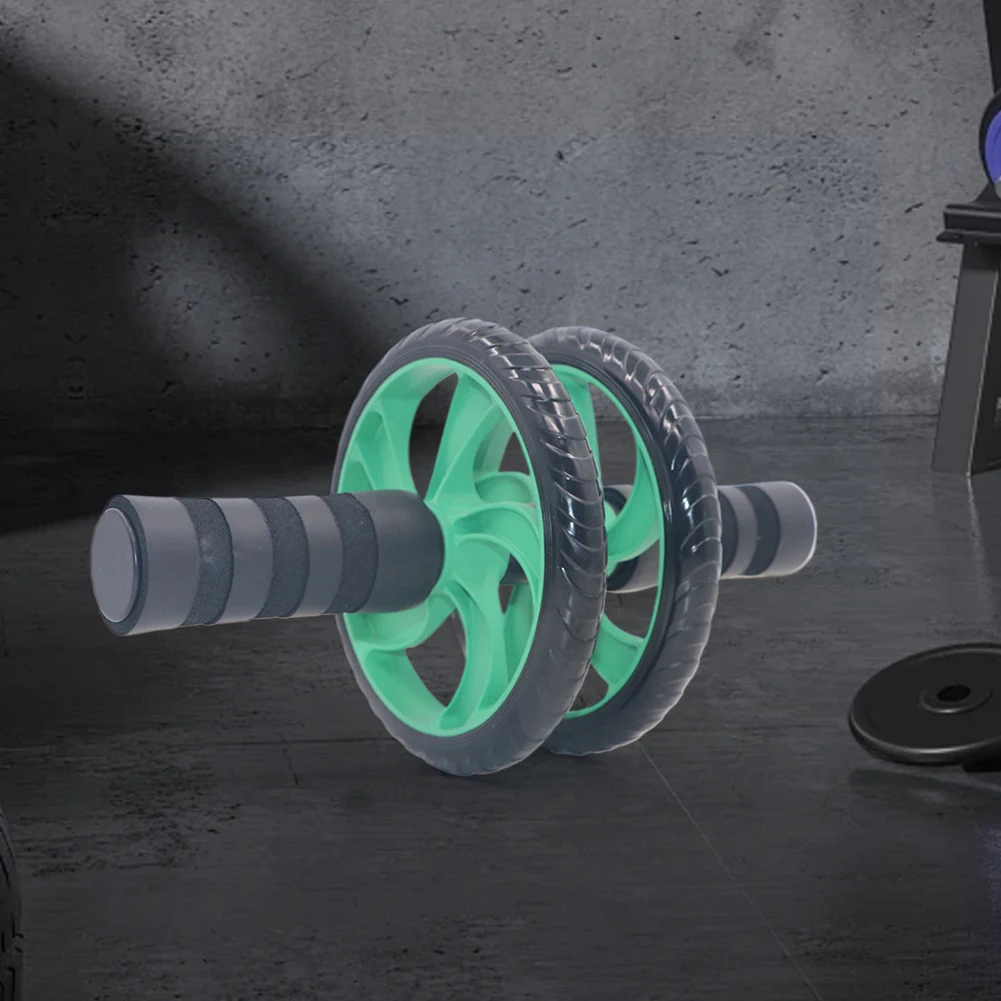 Wheel Ab Rroller Fitness Ab Slide Double-Wheeled Abdominal Non Slip Muscle Trainer Gym Abdominal Roller Home Workout abdominal wheel abdominal fitness instrument abdominal workout aids