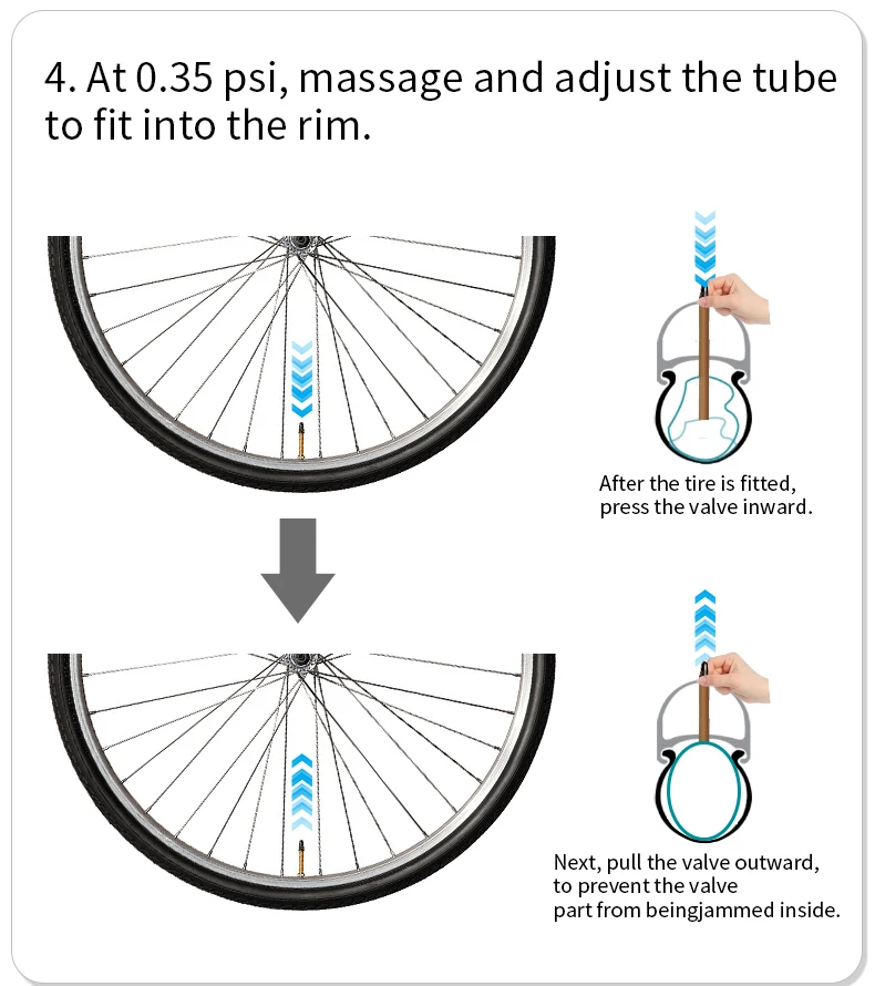 GUSTAVO MTB-Fahrrad-TPU-Schlauch, ultraleichte Mountainbike-Reifenschläuche, 26 27,5 29 x 1,95–2,8, Presta-Ventil 45 mm – Detail 10