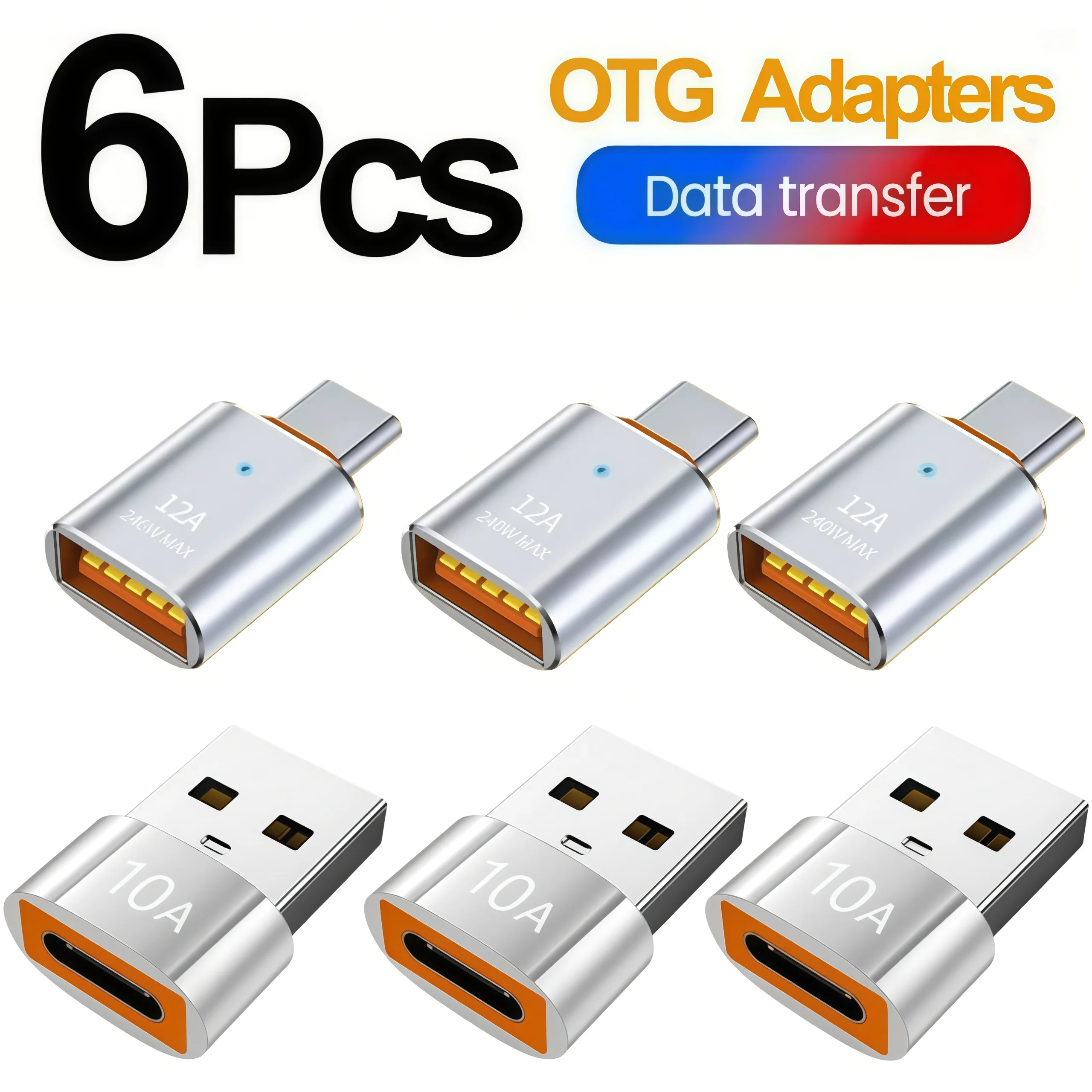 High-Speed USB C to USB Adapter with Fast Charging & 480MBps Data Transfer