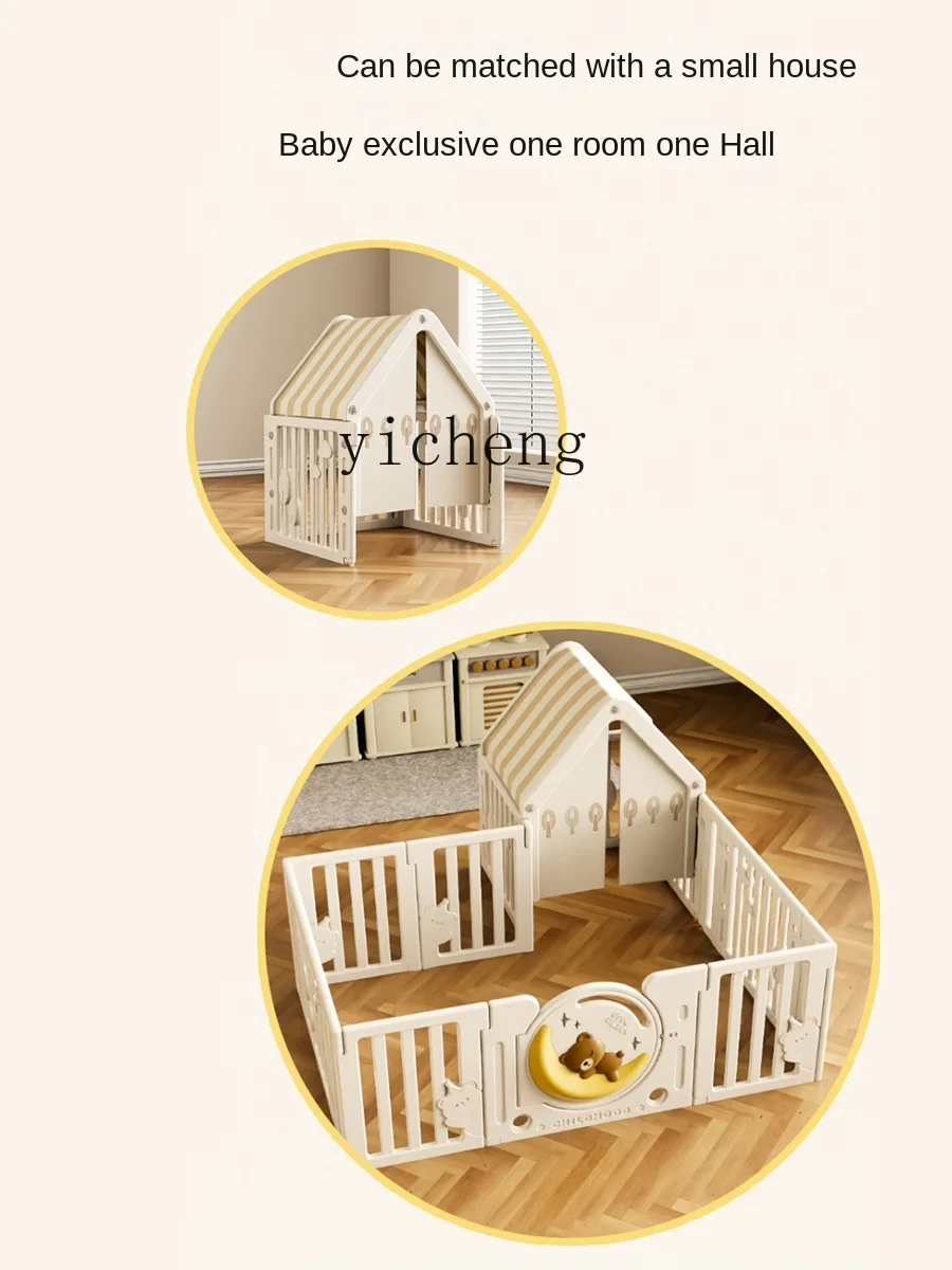 Tqh Infant Indoor Home Toddler Fence Baby Children Game Fence Crawling Mat Assembled Toys