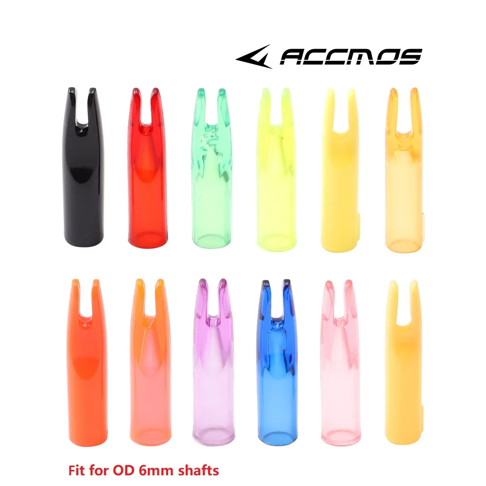 50 Stück Bogenschießpfeil-Nocken aus Kunststoff für OD 6mm/7mm/8mm Jagdpfeile aus Fiberglas und Carbon – Detail 4