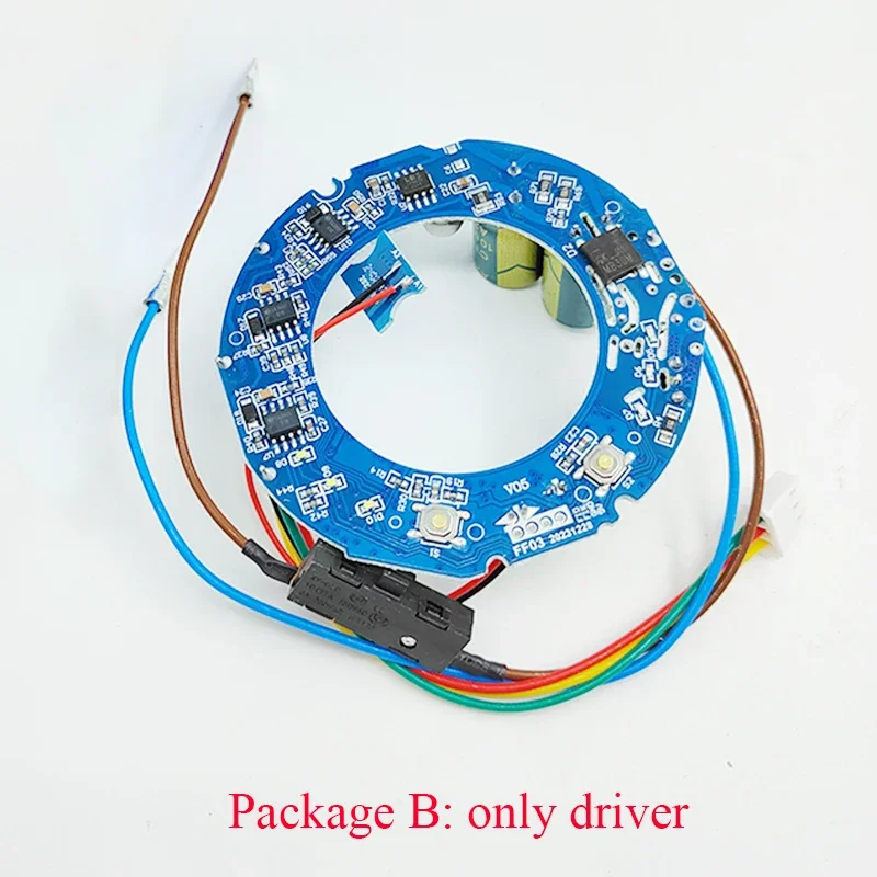 Description Picture 3 of itemAC 110V 220V Three-phase Brushless DC High Speed Motor 3 Stage Driver 110,000 RPM Electric Engine for Dyson Hair Drier Air Duct