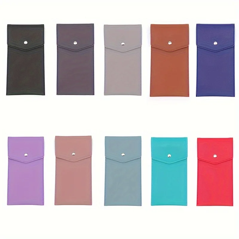 Premium PU Leather Pen Case - Elegant Signature Pen Holder & Leak-Proof Storage Bag