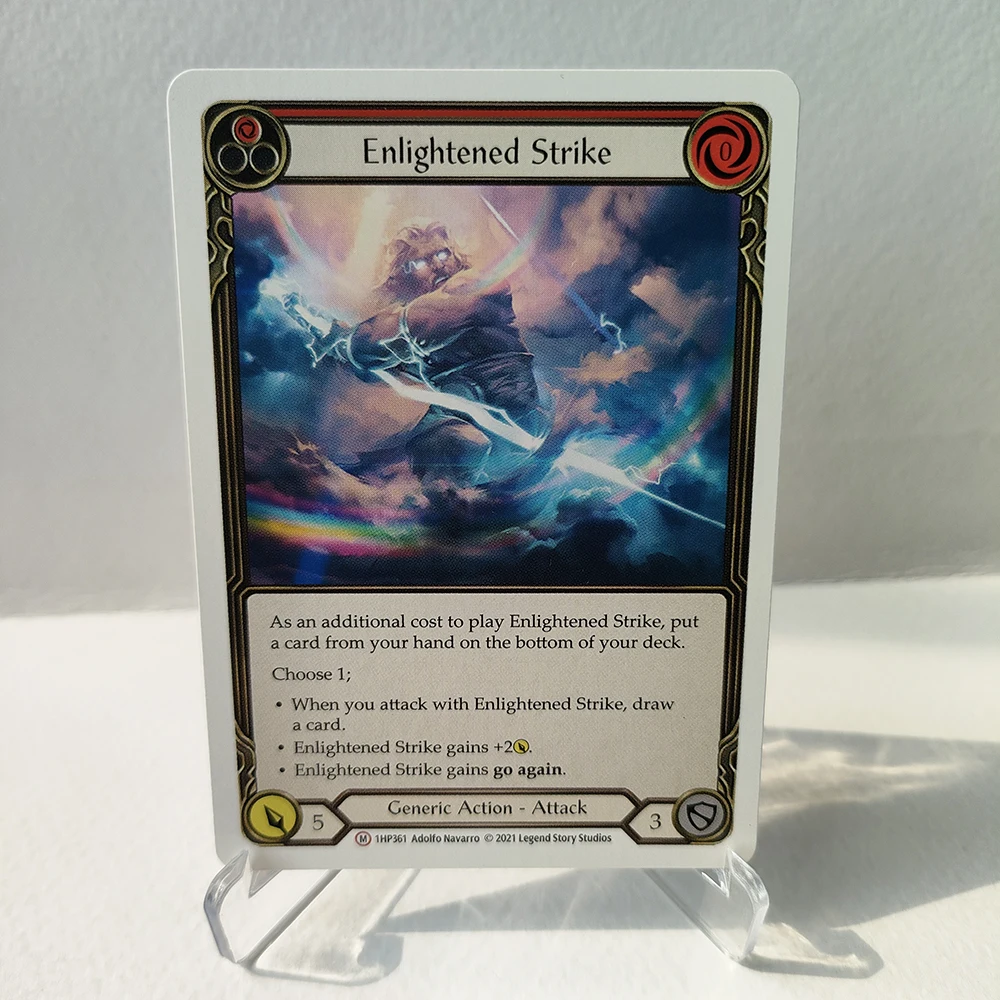 Enlightened Strike NF 3枚 fab Enlightened Strike - Flesh & Blood TCG - Welcome to Rathe – FaB