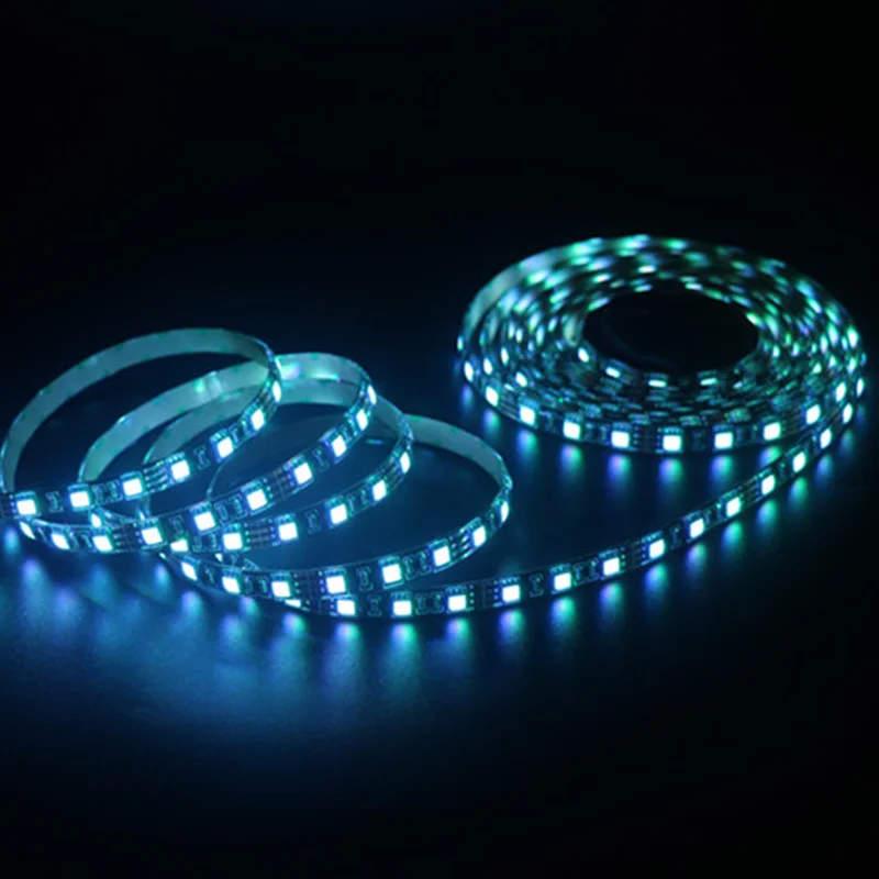 DC 12V 24V LED Strip 5M 5050 RGB CCT RGBCCT RGBW RGBWW WARM WHITE 60 LED Not Waterproof tape Light Strips Flexible Atmosphere