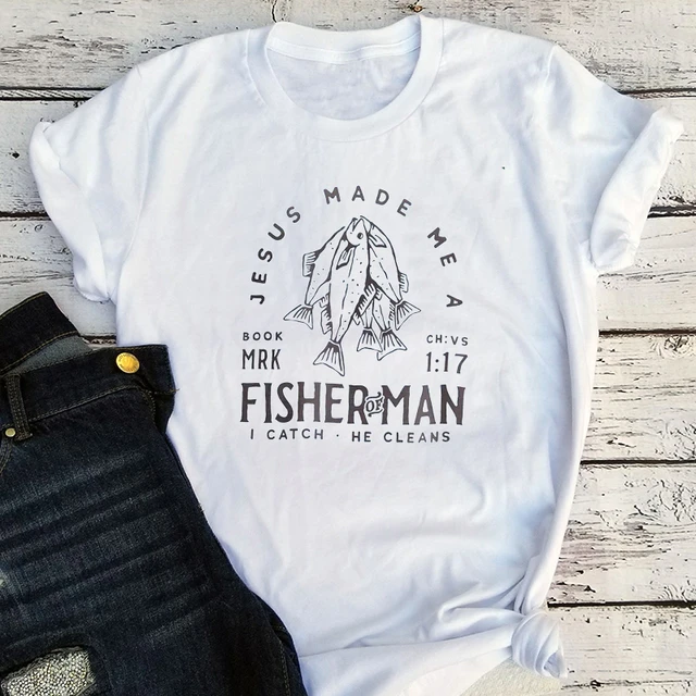 Fisherman Shirt Christian Shirt Christian Gifts Fisherman Gift