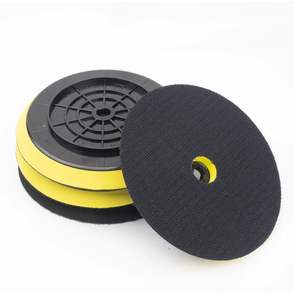 2 Stück 125/150 mm Puffer-Pads, polierte Scheiben-Stützteller, 5/6 Zoll, polierte Stützteller für kabellose Puffer-Polierer – Detail 6